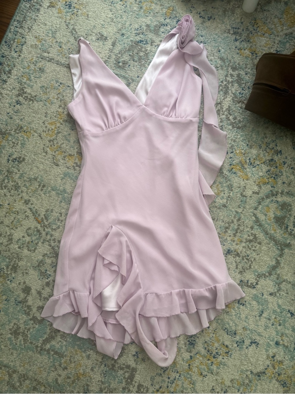More to Come Myla mini dress in lavender - Picture 3 of 4